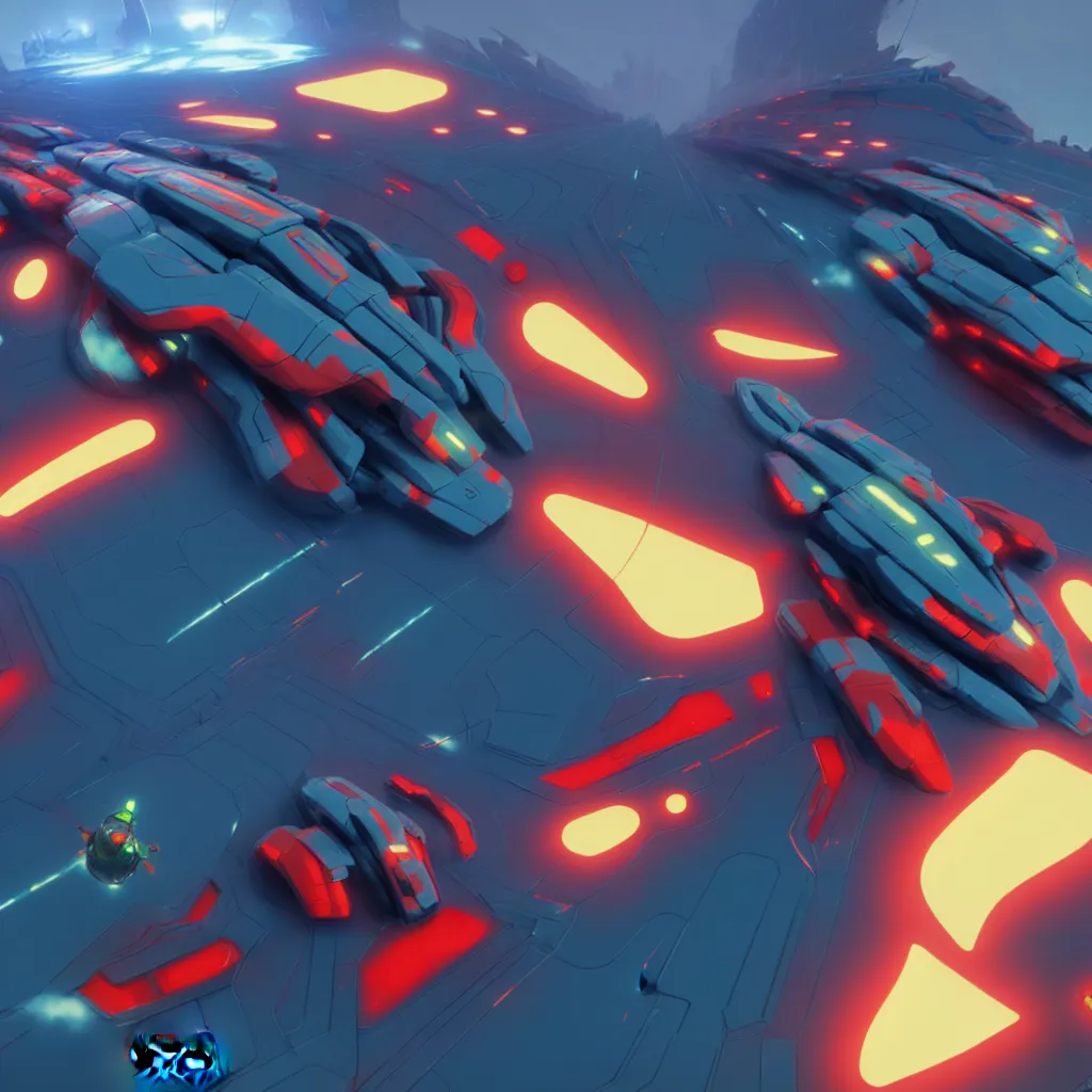 Image similar to design republic, feisar, qirex, goteki 4 5 wipeout game ship, trending on artstation, beautiful dynamic lighting, highly detailed, cinematic