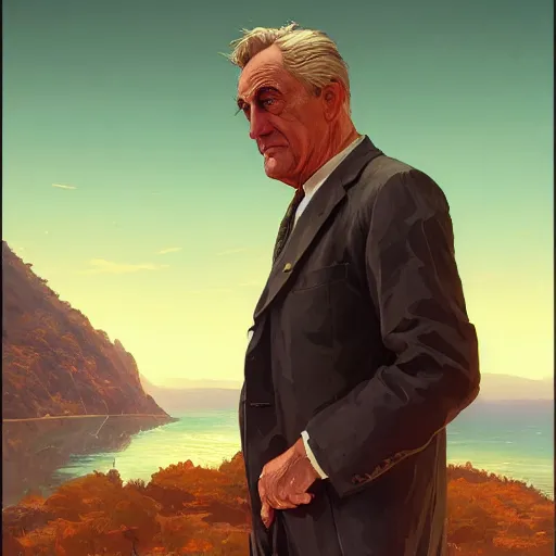 Image similar to highly detailed portrait, fdr, in gta v, stephen bliss, unreal engine, fantasy art by greg rutkowski, loish, rhads, ferdinand knab, makoto shinkai and lois van baarle, ilya kuvshinov, rossdraws, tom bagshaw, global illumination, radiant light, detailed and intricate environment