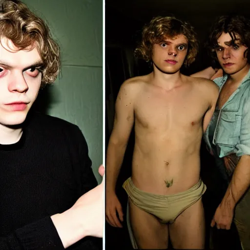 Image similar to evan peters photographed by nan goldin