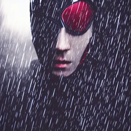 Prompt: cinestill 5 0 d candid photographic portrait by christopher nolan of a retro - futurist android, closeup, modern cyberpunk moody emotional cinematic, pouring rain menacing lights shadows, 8 k, hd, high resolution, 3 5 mm, f / 3 2, ultra realistic faces, ex machina, blur, unframed