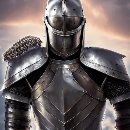 Image similar to joe biden as a noble knight paladin in shining armor, intricate fractal armor, cinematic, studio photography, high detail, ultra high detail, 4 k, hdr, 8 k