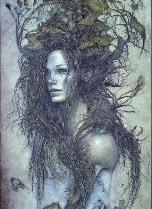 Prompt: portrait of diety of family and farming, coherent! by brom, by brian froud, deep color, strong line, high contrast