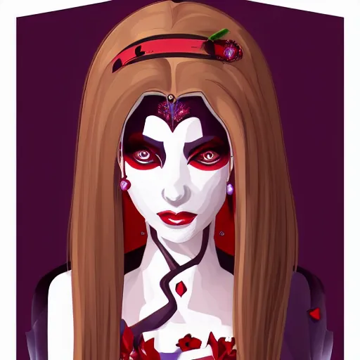 Prompt: ai rendition of the most beautiful vampire queen