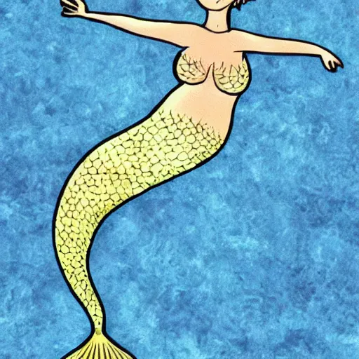 Image similar to woah it's a mermaid