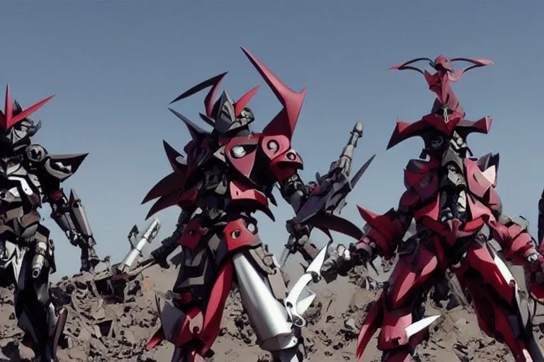 Image similar to gurren lagann in a still from the movie district 9 ( 2 0 0 9 ) directed, by neill blomkamp