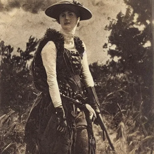 Image similar to ww 1 action heroine by alfred stevens