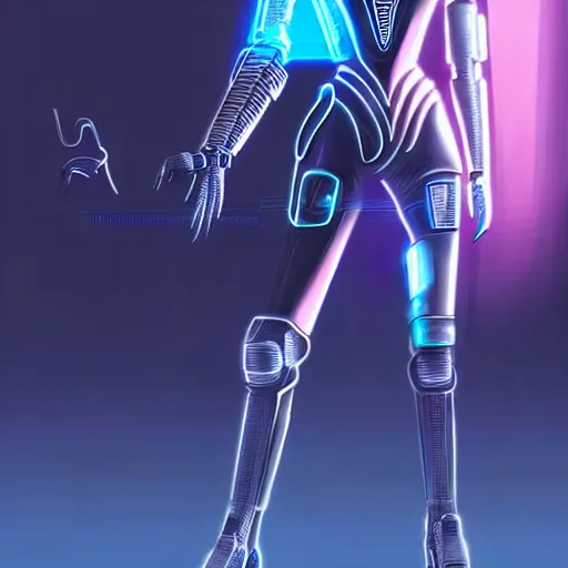 Image similar to full body shot, woman in futuristic combat costume with dark bobcut haircut with friendly blue eyes and slim features looking askance, cyberpunk bionics, retro - futurist style, intricate, elegant gleaming jewelry, angelic halo, highly detailed, digital painting, artstation, concept art, smooth, sharp focus, illustration, art by wlop, mars ravelo and greg rutkowski