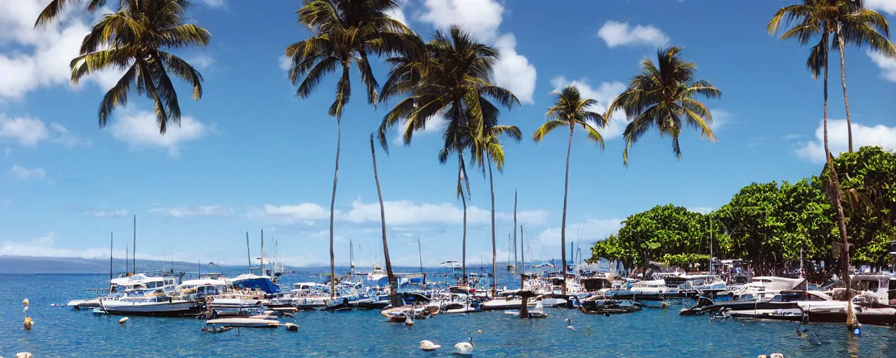 Image similar to 35mm photo Lahaina Harbor, Maui, Hawaii, ocean and sky by June Sun