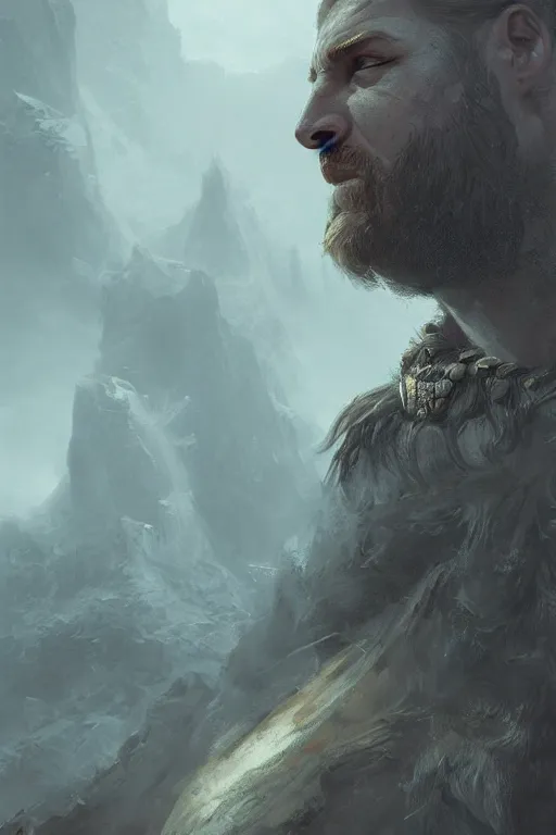 Prompt: portrait, the King of the vikings, dramatic lighting, cinematic, establishing shot, extremly high detail, foto realistic, cinematic lighting, post processed, concept art, artstation, matte painting, style by eddie mendoza, raphael lacoste, alex ross