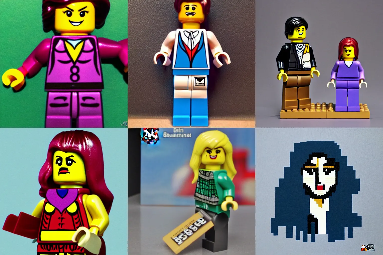 Prompt: lego beautiful woman