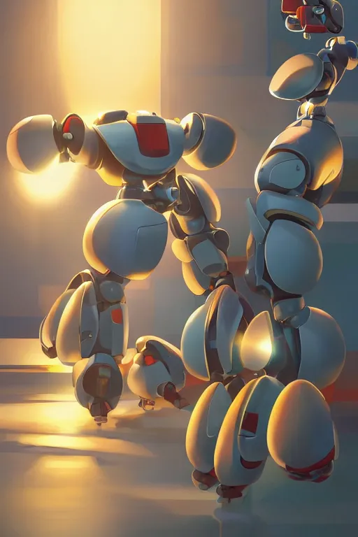 Image similar to metabots medabots medarotto medarot robot minimalist comics, behance hd by jesper ejsing, by rhads, makoto shinkai and lois van baarle, ilya kuvshinov, rossdraws global illumination ray tracing hdr radiating a glowing aura