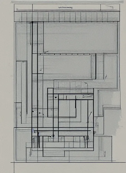 Image similar to a blueprint design of the concept of envy