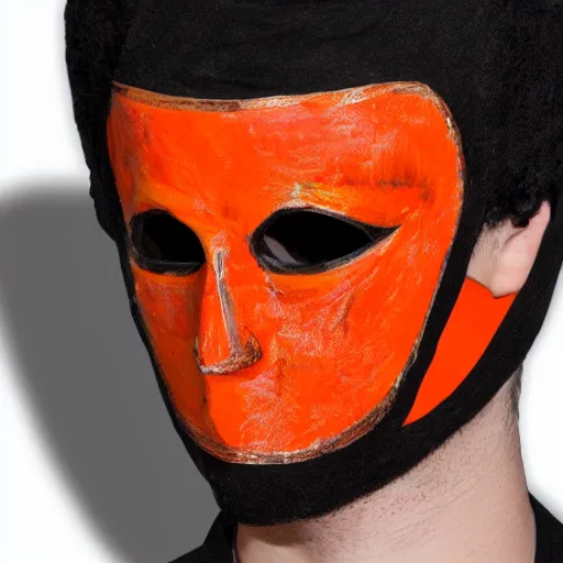 Image similar to orange gothic mask