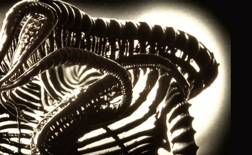 Image similar to alien facehugger beetlejuice vfx film