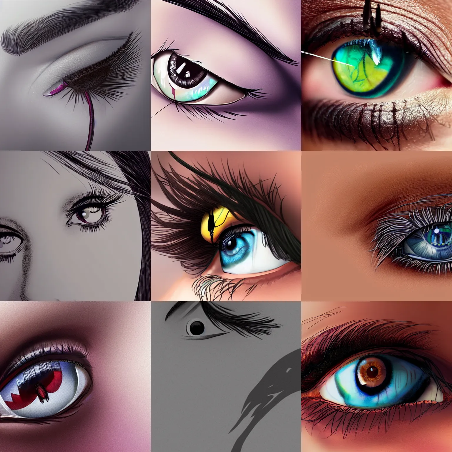 LOTHLENAN—Realistic Eyes vs Anime Eyes