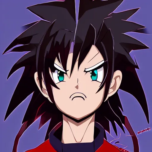 Image similar to portrait of shadow the hedgehog, anime fantasy illustration by tomoyuki yamasaki, kyoto studio, madhouse, ufotable, trending on artstation
