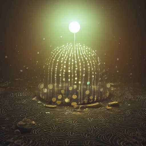 Image similar to cardboard pinhole camera, floating, rbc, radiolaria, protophyta, micro - organisms, center frame, symmetric, rim light, marine microbiology, bioluminescence, electric, fur, soft, concept art, intricate details, highly detailed, colorful, photorealistic, disney pixar, octane render, iridescent, anime, 8 k