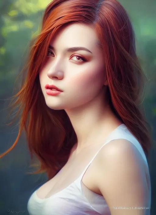 Image similar to photo of a gorgeous young woman in the style of stefan kostic, realistic, professionally, professionally color graded, half body shot, sharp focus, 8 k high definition, insanely detailed, intricate, elegant, art by stanley lau and artgerm