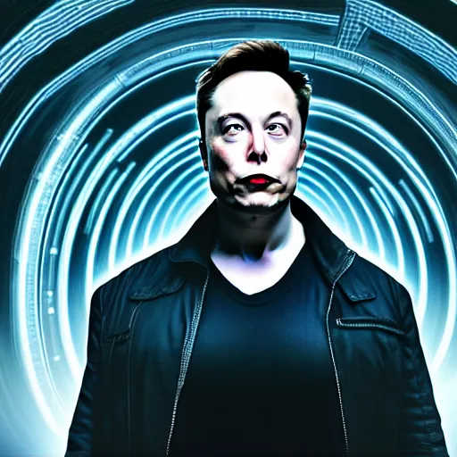 Prompt: Elon Musk as a hacker in the Matrix, modelsociety, radiant skin, huge anime eyes, RTX on, perfect face, directed gaze, intricate, Sony a7R IV, symmetric balance, polarizing filter, Photolab, Lightroom, 4K, Dolby Vision, Photography Award