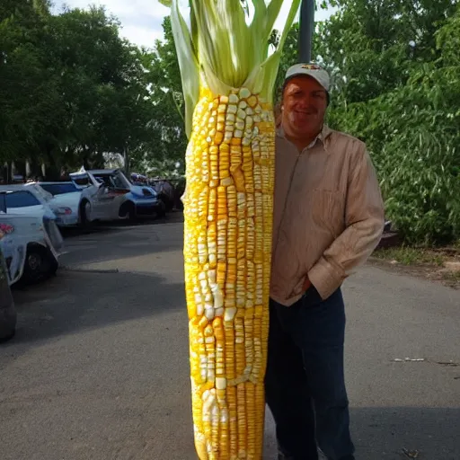 Image similar to the corn man awaits your arrival