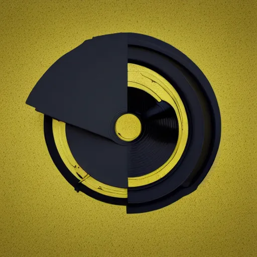 Image similar to hi-tech circular buzzsaw, 3D render