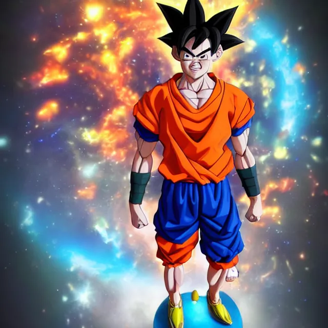 san goku super saiyan 1 0 0 in dragon ball z by akira