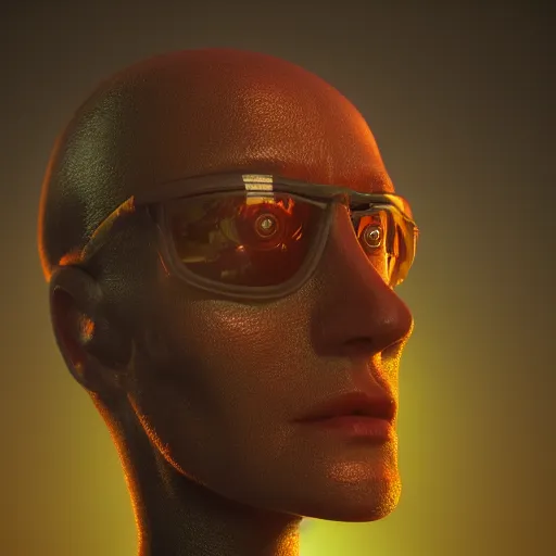 Image similar to a highly detailed, TV head, artstation, DeviantArt, professional, octane render, sunset lighting