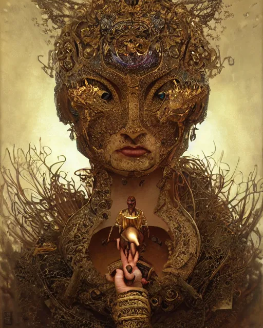 Image similar to unique automaton, surreal, fantasy, intricate, dramatic lighting, emotionally evoking symbolic metaphor, painterly, highly detailed, digital painting, artstation, concept art, golden ratio, smooth, face in focus, sharp focus, illustration, art by John Collier and Krenz Cushart and Artem Demura and Alphonse Mucha and Albert Aublet