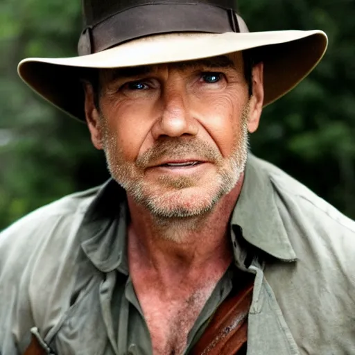 Image similar to Tom Sellek as Indiana Jones