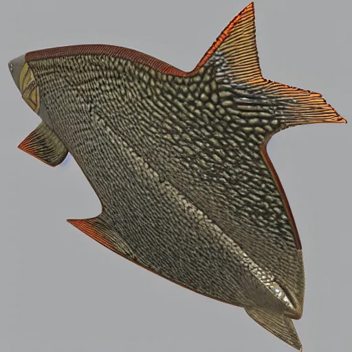 Image similar to 3 d model of a pike spinner,