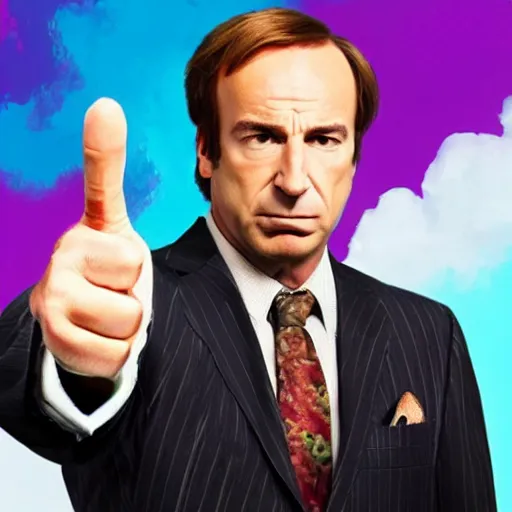 Prompt: Saul Goodman but he is a bad man