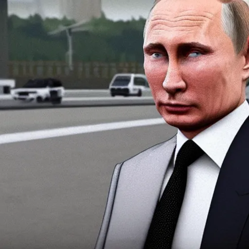 Image similar to Putin in GTA style