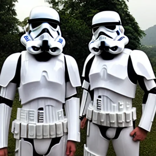 Image similar to storm troopers on holiday in thailand