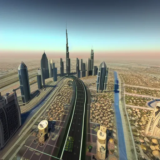 Image similar to gta : dubai, global illumination