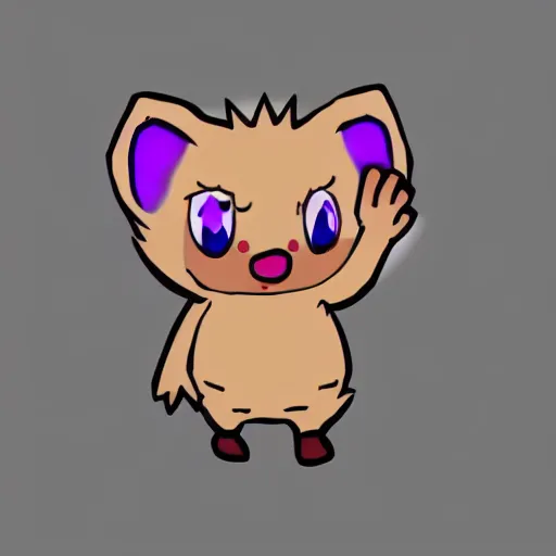 Image similar to cute hedgehog emote twitch waving lineart