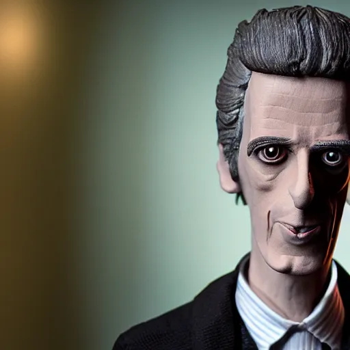 Image similar to peter capaldi claymation