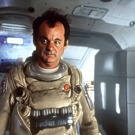 Image similar to bill murray in alien 2