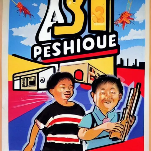 Prompt: a 1 9 9 0 s singapore public education poster