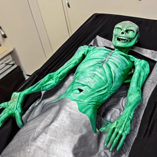 Image similar to alien autopsy