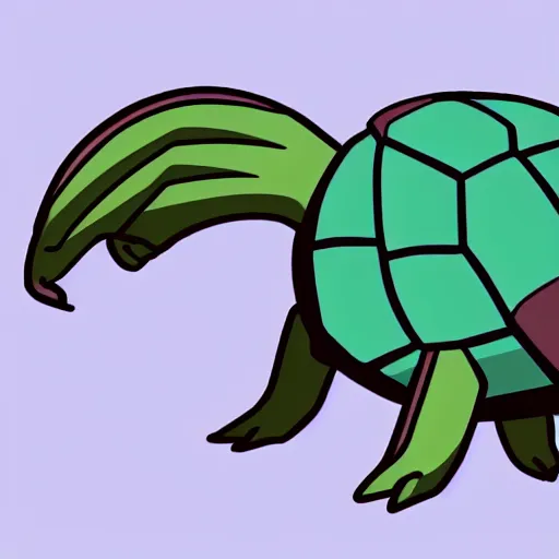 Prompt: illustration of an new pokemon inspired by an turtle, in pokemon artstyle, extremely coherent