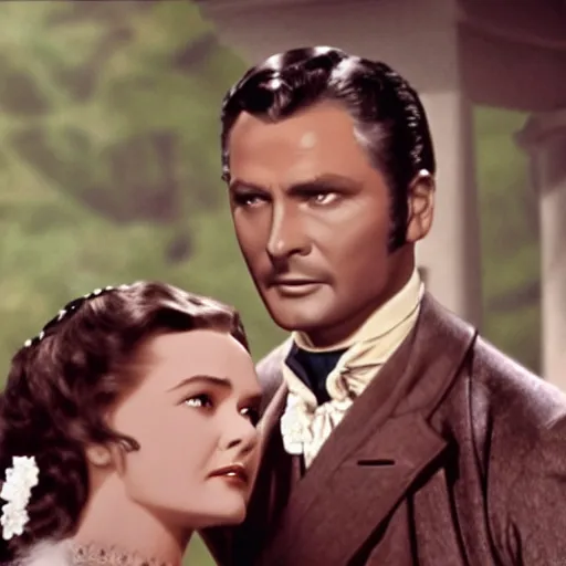 Prompt: movie still from gone with the wind