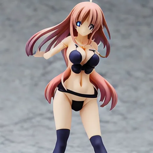 Image similar to anime figurine of an extremely beautiful waifu