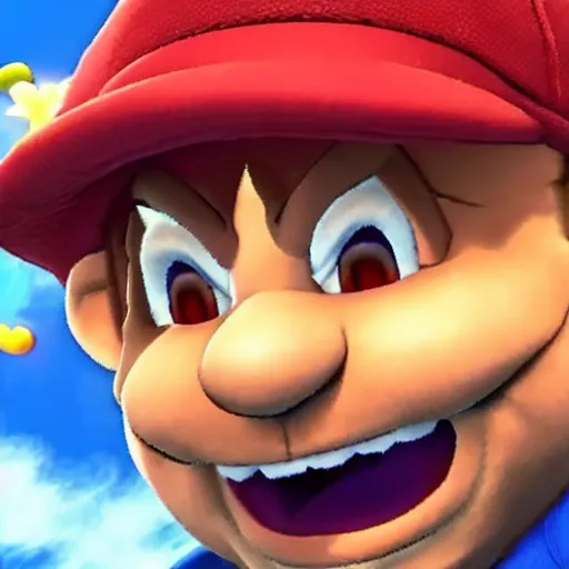 Prompt: Danny DeVito in Super Smash Brothers Ultimate, 4k HDR