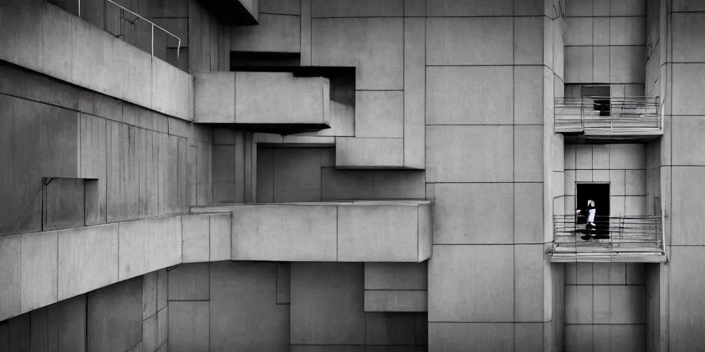 Image similar to bauhaus architecture photography by david yarrow