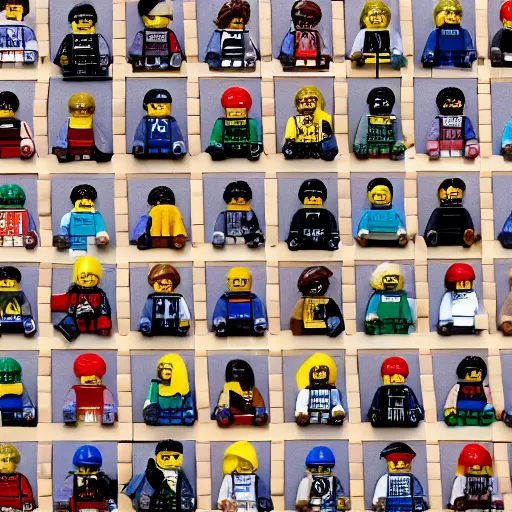 Image similar to lego being john malkovich
