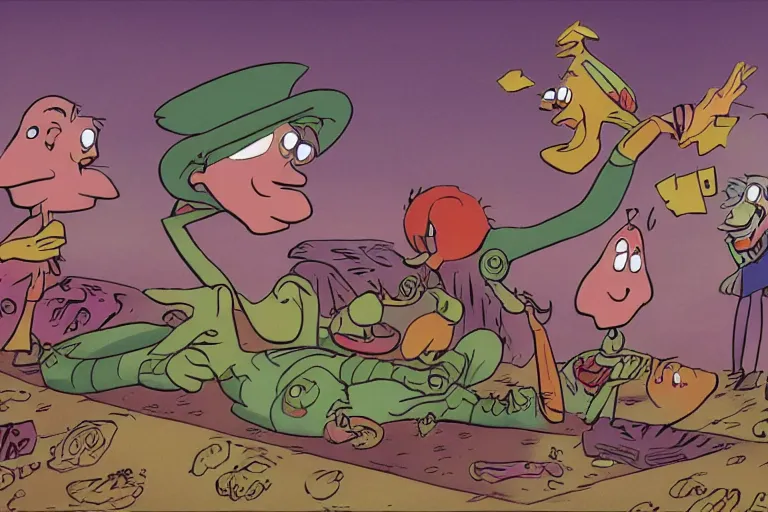 Image similar to that famous cartoon never existed, 4k