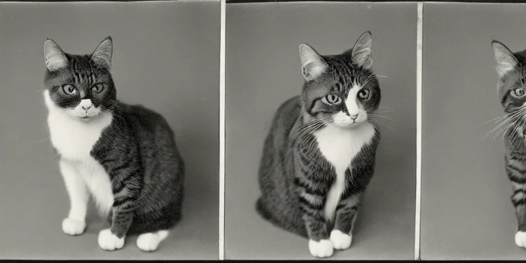 Image similar to stereoscopic image of a cat