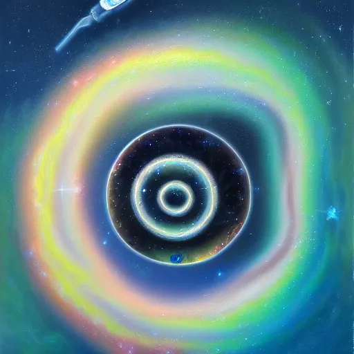 Image similar to scifi astral spirit space journey in oil painting, spiral vortex, trending on artstation, award winning, emotional, highly detailed ethereal surrealist art