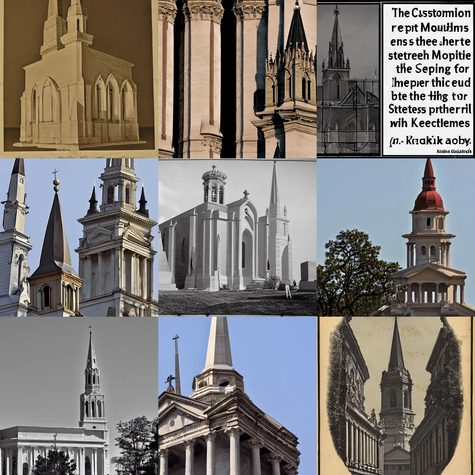 Prompt: The custom concern for the people Build up the monuments and steeples to wear out our eyes