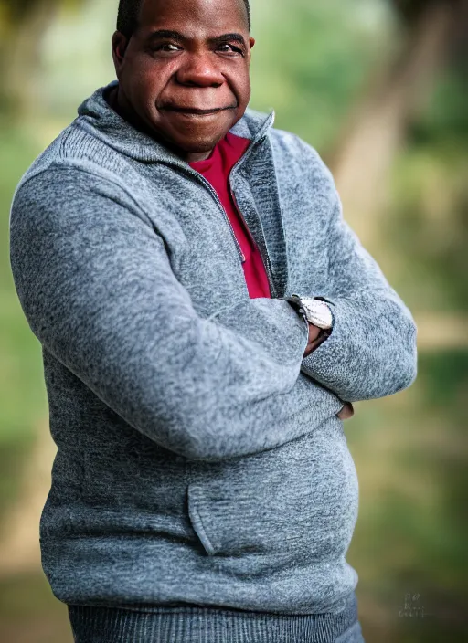 Prompt: DSLR photo portrait still of 55 year old age 55 Gary Coleman at age 54!!!, 85mm f1.8
